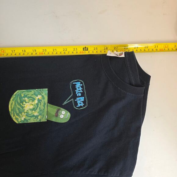 Pickle Rick Faux Pocket Tee Shirt XL - Picture 5 of 6